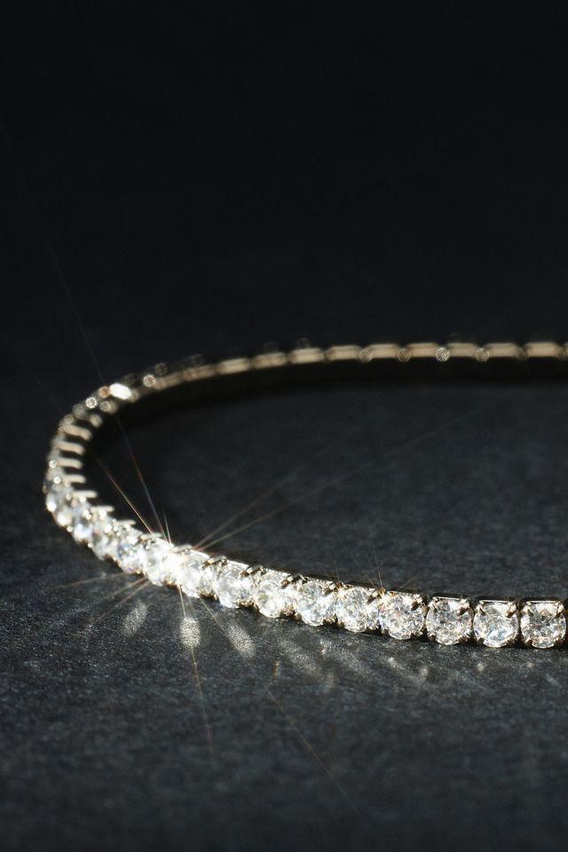 Delicate Crystal Tennis Bracelet #1