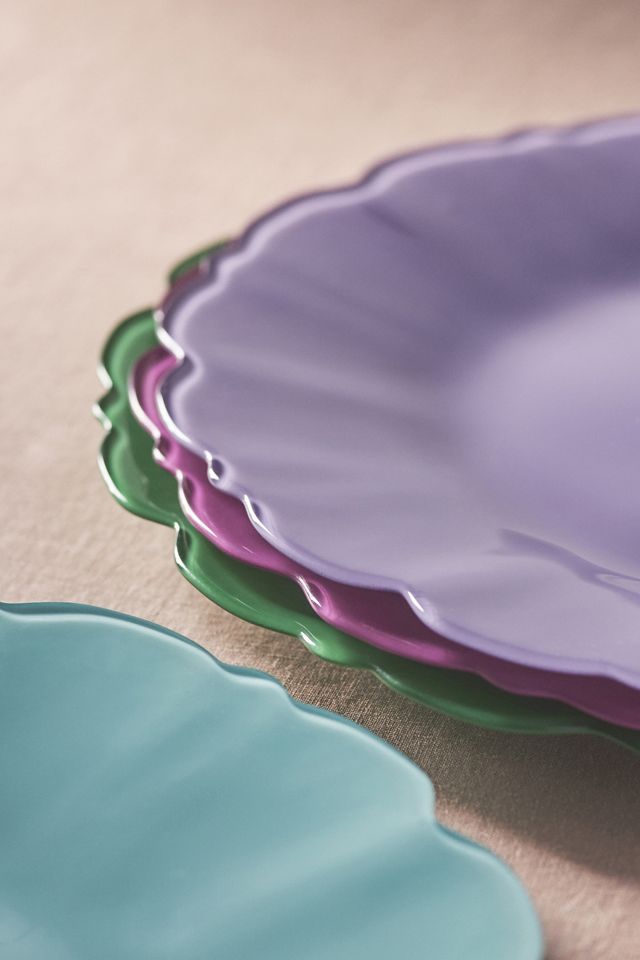 Adley Glass Chargers, Set of 4 #1