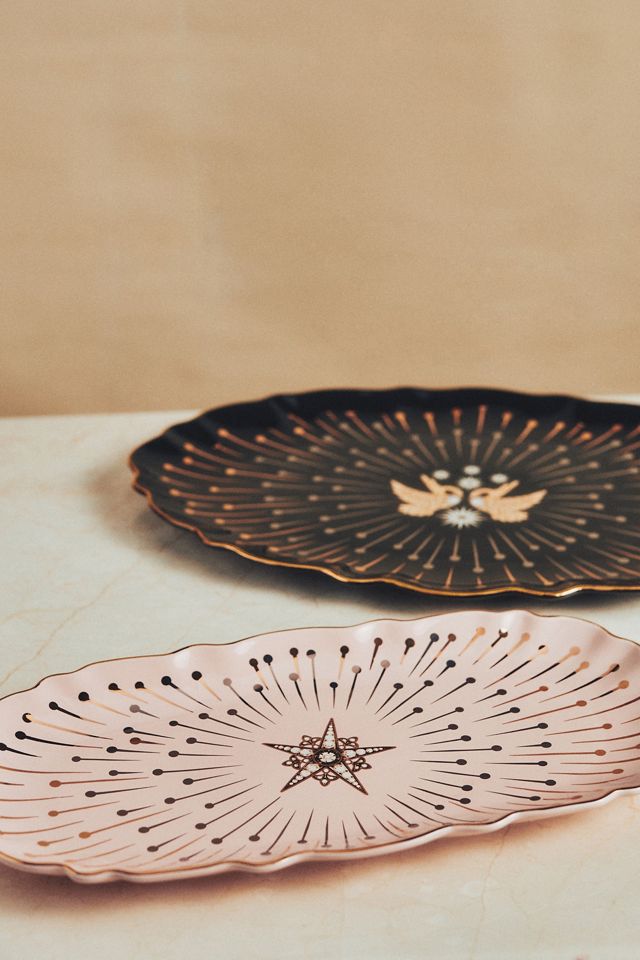 Catherine Martin Starry Night Swan Serving Platter #3