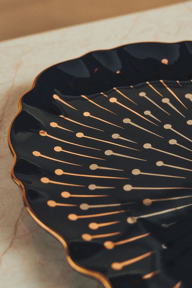 Catherine Martin Starry Night Swan Serving Platter #2