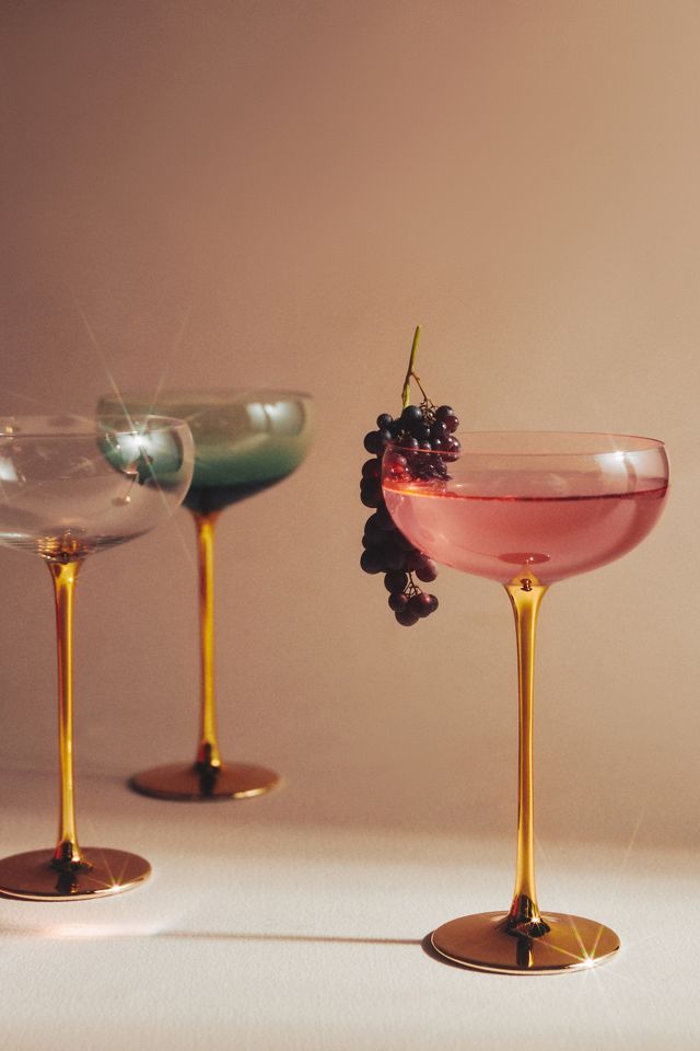 Catherine Martin Starry Night Coupe Glasses, Set of 4 #3