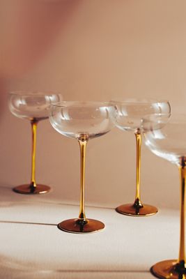 Catherine Martin Starry Night Coupe Glasses, Set of 4