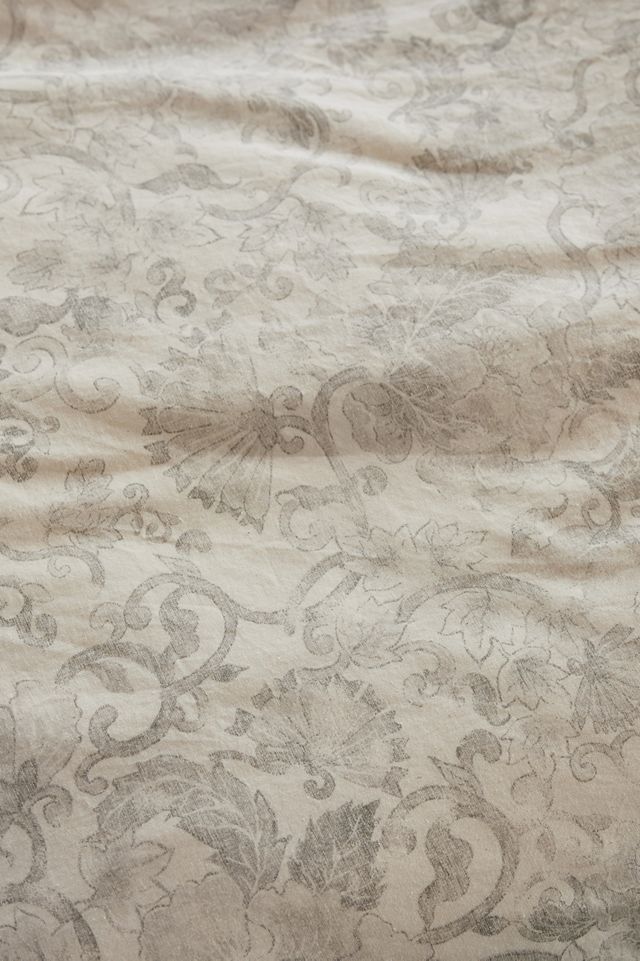 Coyuchi Solana Organic Print Duvet Cover #3