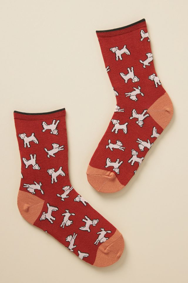 Hansel From Basel Raining Cats and Dogs Socks | Anthropologie