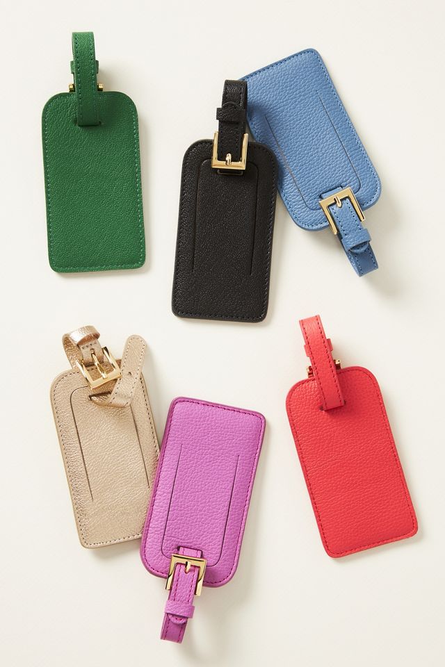 Wanderer Contrast Leather Luggage Tag #2