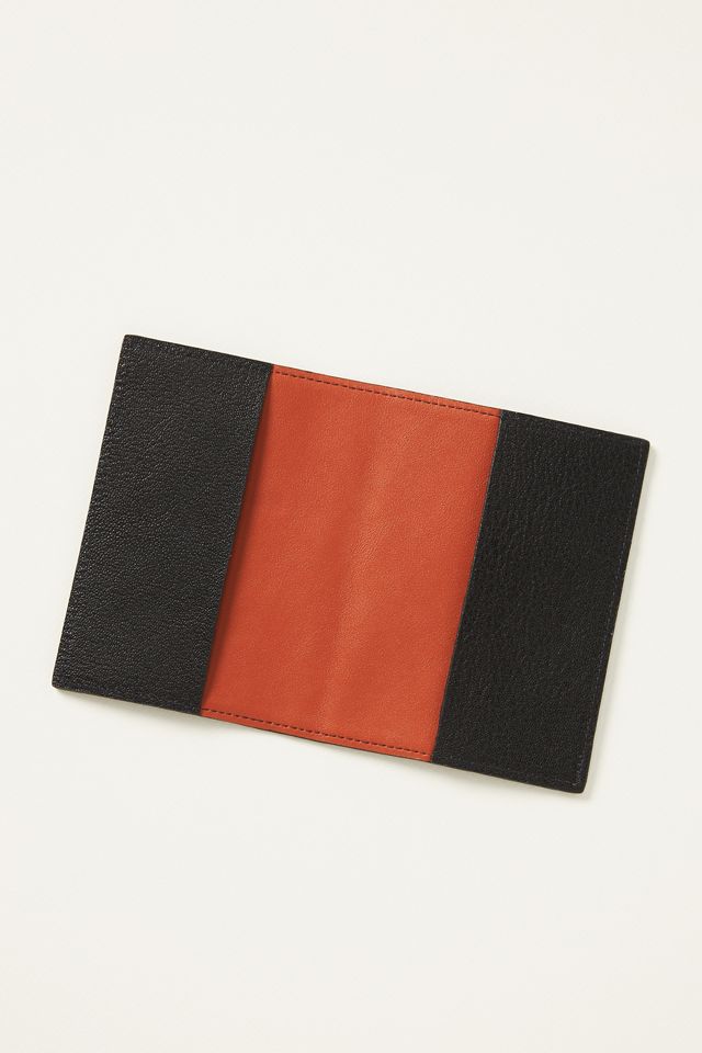 Wanderer Contrast Leather Passport Holder #2
