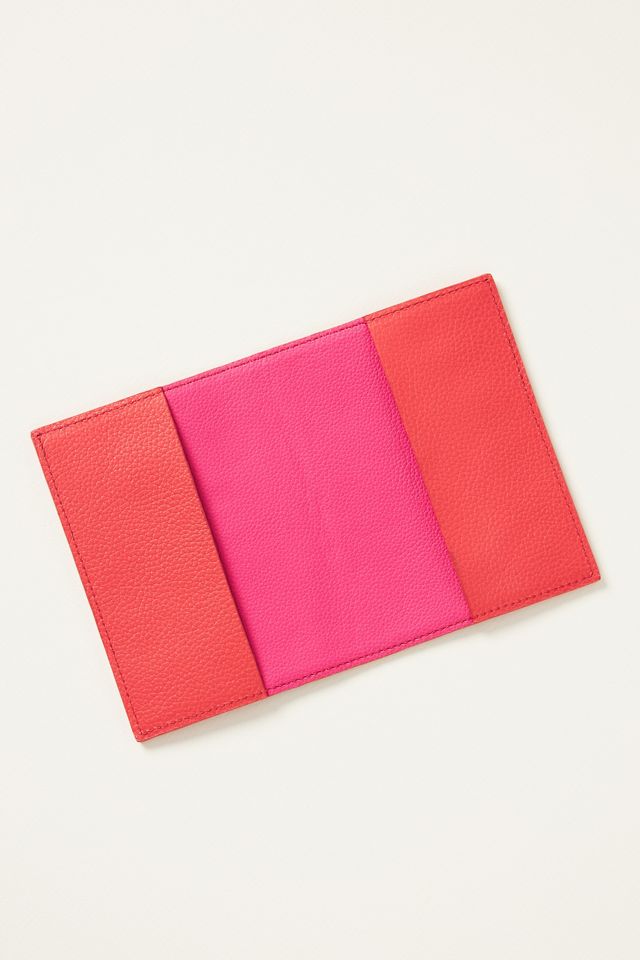 Wanderer Contrast Leather Passport Holder #1