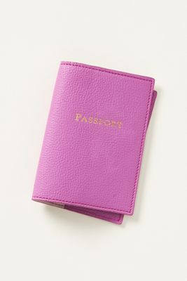 Wanderer Contrast Leather Passport Holder
