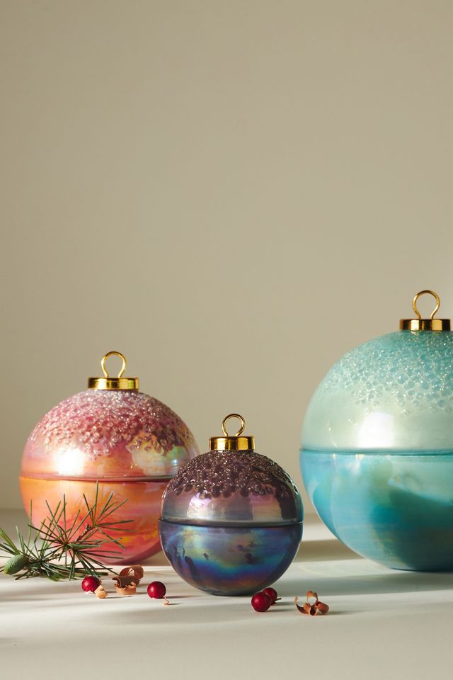 Ornament Woody Fresh Balsam & Cedarwood Glass Candle #3