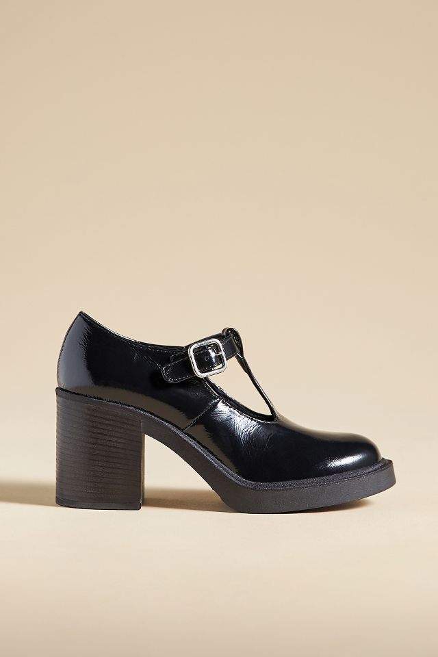 Mary jane hot sale strap shoes