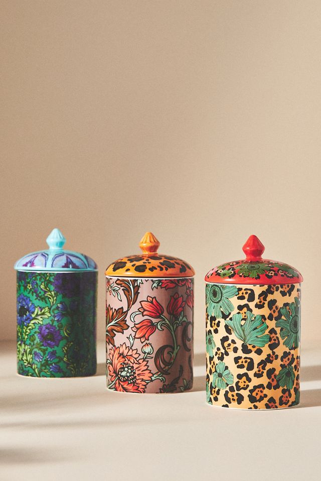 Theodora Night Gardenia Floral Fruity Ceramic Jar Candle #2