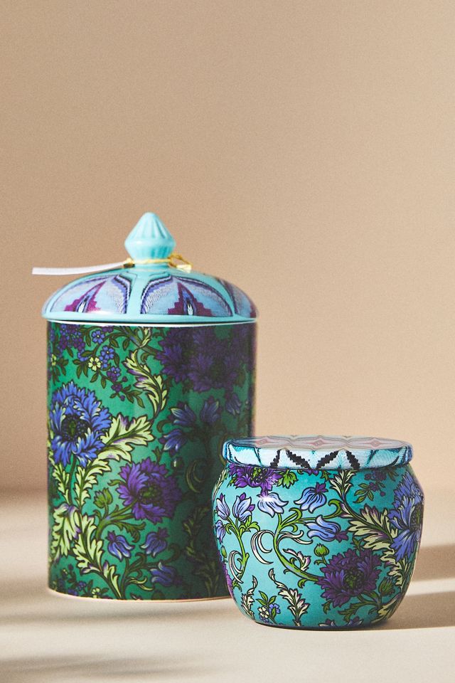 Theodora Night Gardenia Floral Fruity Ceramic Jar Candle #3