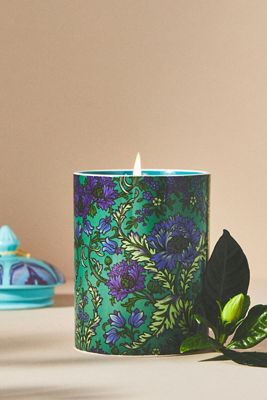 Theodora Night Gardenia Floral Fruity Ceramic Jar Candle