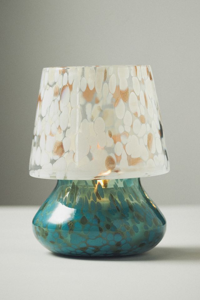 Cheena Fruity Apple Cider Champagne Glass Mushroom Lamp Candle #3