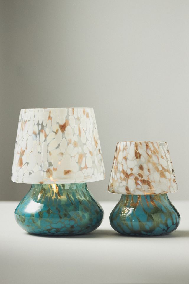 Cheena Fruity Apple Cider Champagne Glass Mushroom Lamp Candle #4