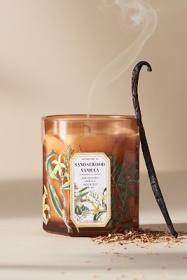 Apothecary 18 By Anthropologie Apothecary 18 Sandalwood Vanilla Glass Candle By  In Brown Size Xs