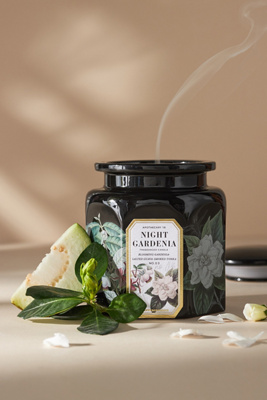 Apothecary 18 By Anthropologie Apothecary 18 Night Gardenia Ceramic Jar Candle By  In Black Size M