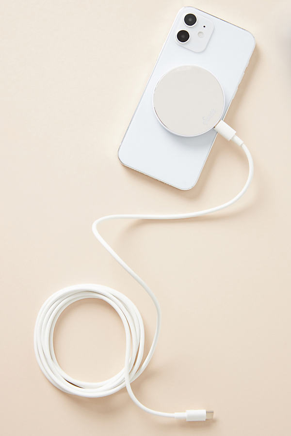 Sonix Maglink Magnetic Wireless Charger In White