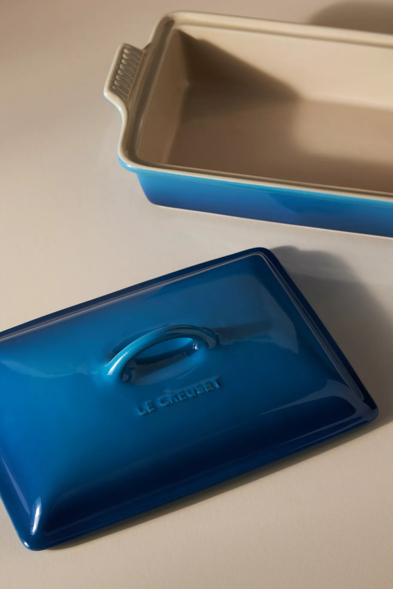 Le Creuset 4 QT Heritage Rectangular Covered Casserole - thumbnail 4