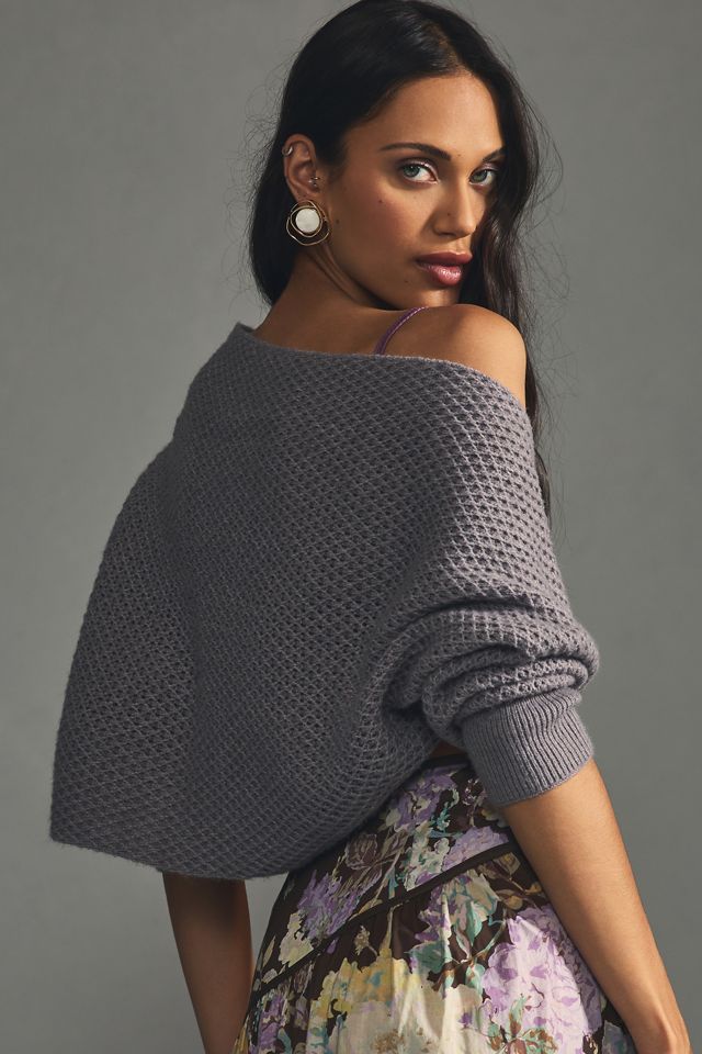 Cárdigan Corto de Punto Kimono By Anthropologie #2