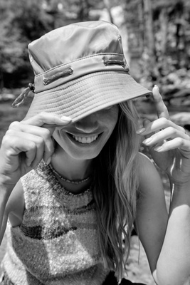 By Anthropologie Nylon Sport Bucket Hat | Anthropologie display picture 2