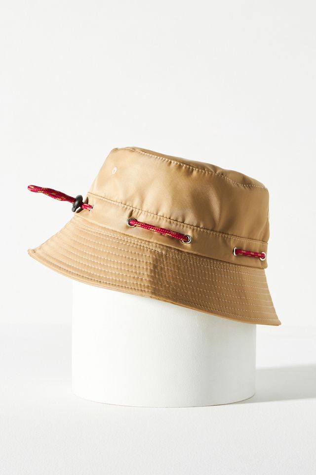 ANTHROPOLOGIE Nylon Sport Drawstring Bucket Hat Black By Anthropologie Nylon Sport Bucket Hat | Anthropologie main image 3