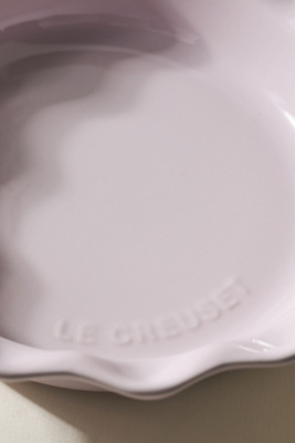Le Creuset Plat à tarte Heritage en grès 22,9 cm - Peche