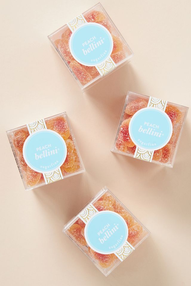 Sugarfina Peach Bellini Candy Cubes, Set of 4 #1
