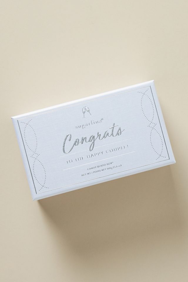 Sugarfina Congrats To The Happy Couple 2-Piece Mr. & Mrs. Candy Bento Box #1
