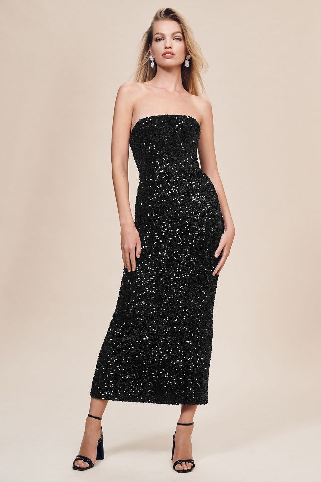 Capuffy Women Strapless Sequin … curated on LTK