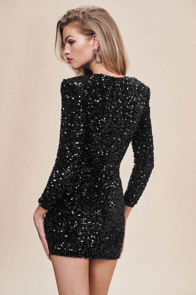 Helsi Milena Long-Sleeve Sequin Mini Dress #5