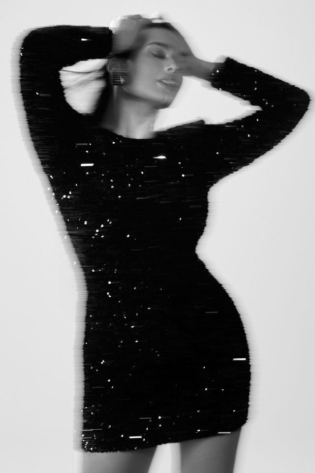 Helsi Milena Long-Sleeve Sequin Mini Dress #2