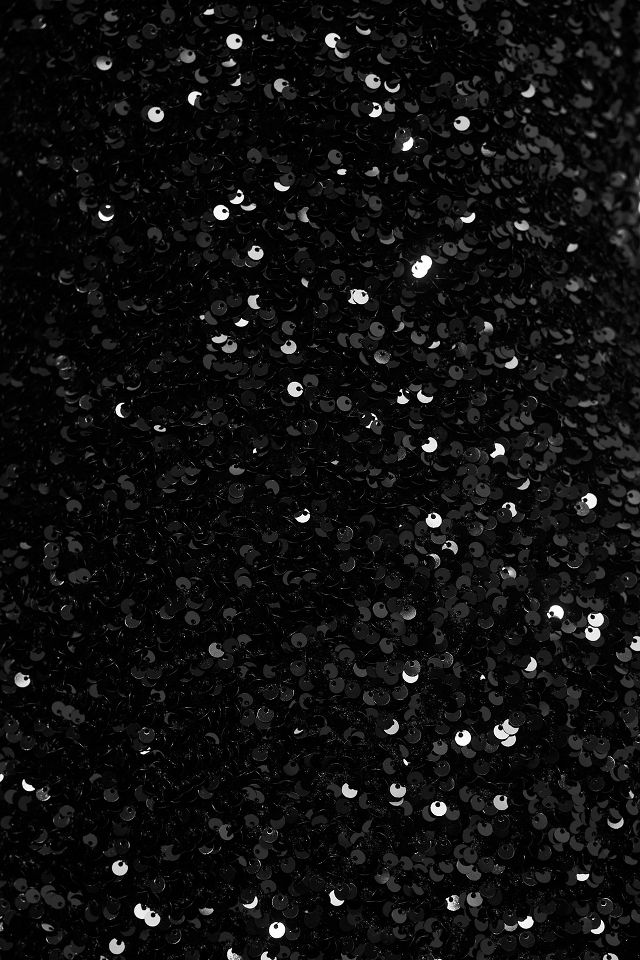 Sparkle Black Glitter Wallpaper