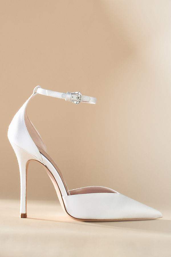 Gedebe Anita Pointed-toe Pumps In White