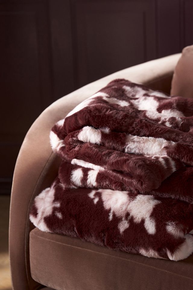 Erin Fetherston Dulcette Faux Fur Throw Blanket #1