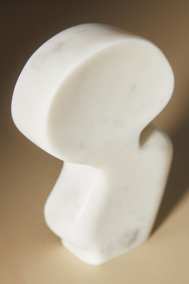 Sculptural Marble Decorative Objects, Set of 2 #1