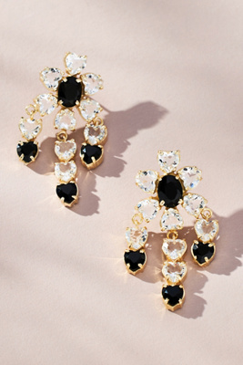 Pakera Pakera Firework Crystal Earrings In Clear