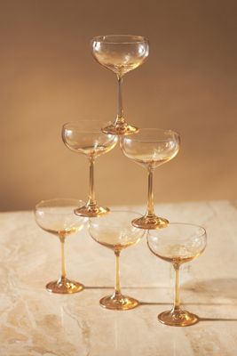 Buchanan Coupe Glasses, Set of 6