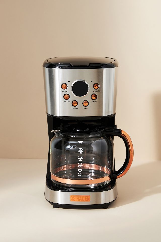 Haden Heritage 12 Cup Programmable Retro Coffee Maker Machine