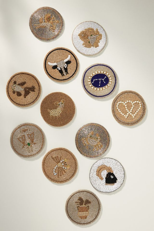 Joanna Buchanan Zodiac Coasters, Set of 4 #3