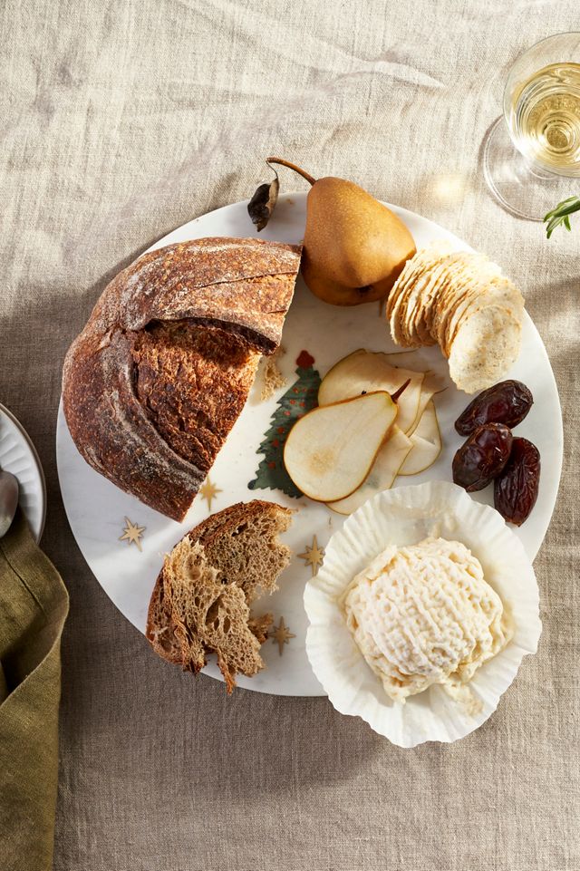 Sparkly Christmas Tree Marble Cheese Board #2