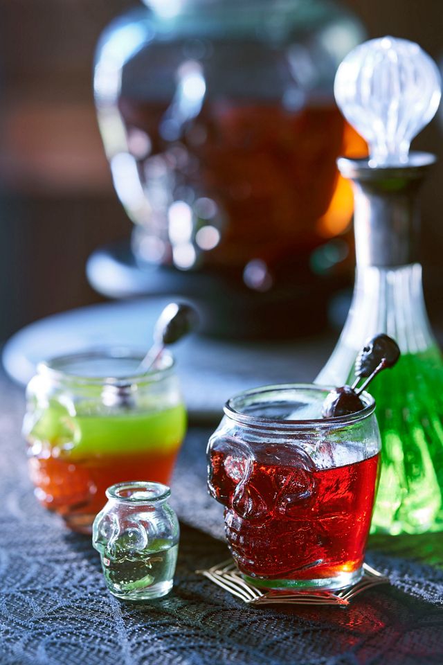 Skull Recycled Glass Shot Glasses, Set of 6 #2