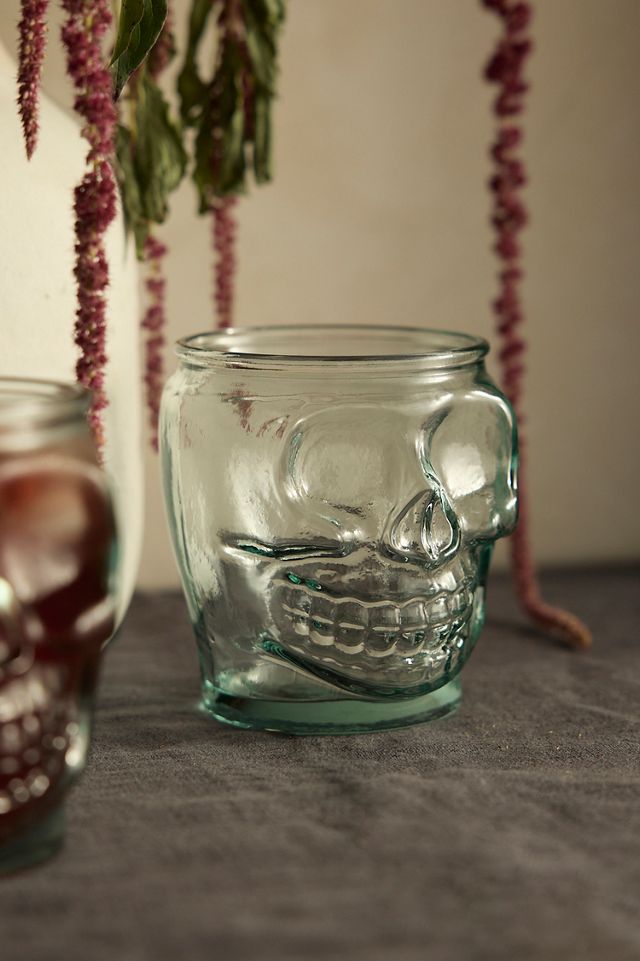 Skull Recycled Glass Tumbler #2