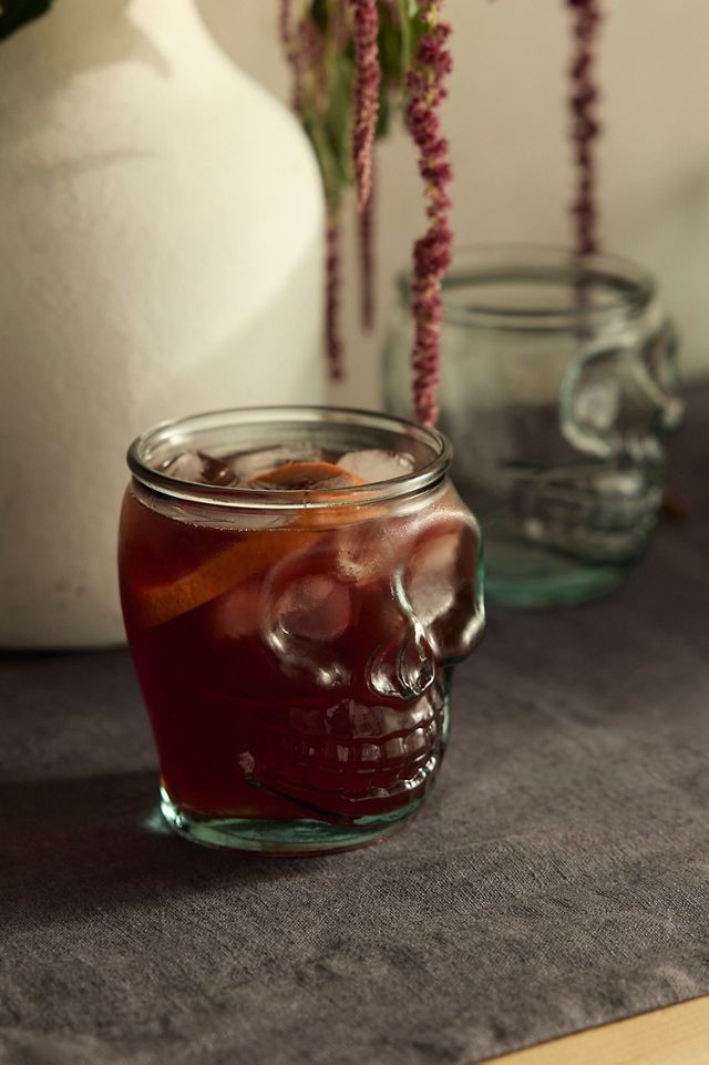Skull Recycled Glass Tumbler #1