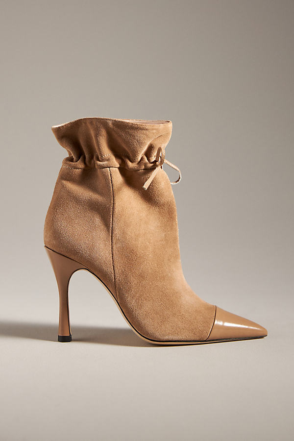 Custommade Amanda Pointed-toe Boots In Beige