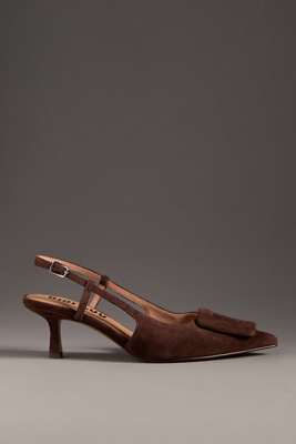 Bibi Lou Robin Kitten Heels In Brown