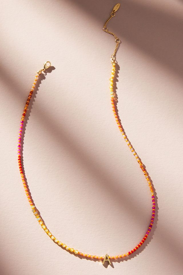Camp Color Monogram Necklace #2