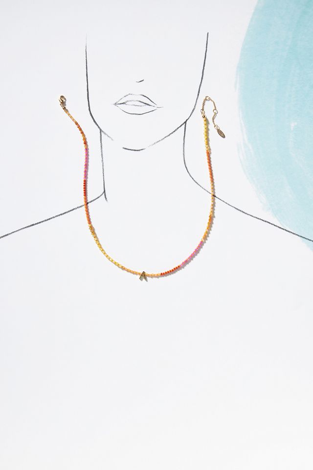 Camp Color Monogram Necklace #3