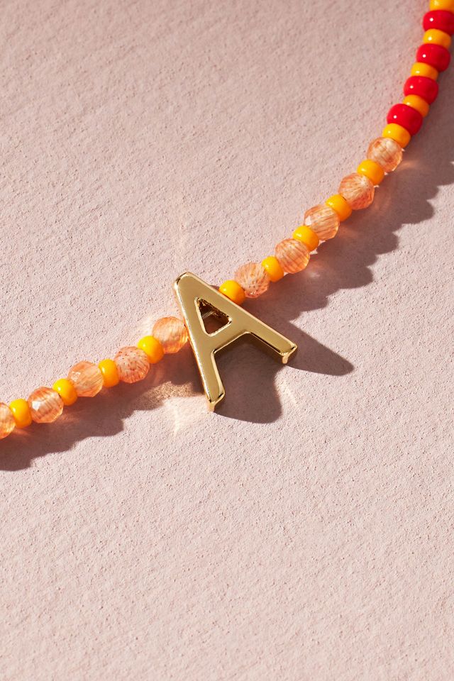 Camp Color Monogram Necklace #1