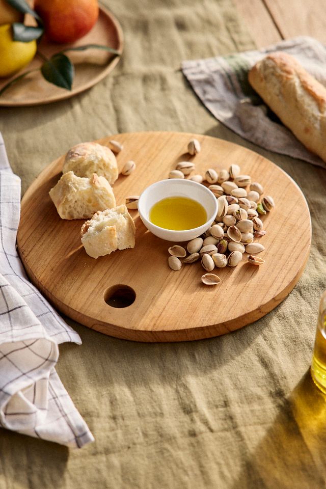 Teak Serving Board, Round #2